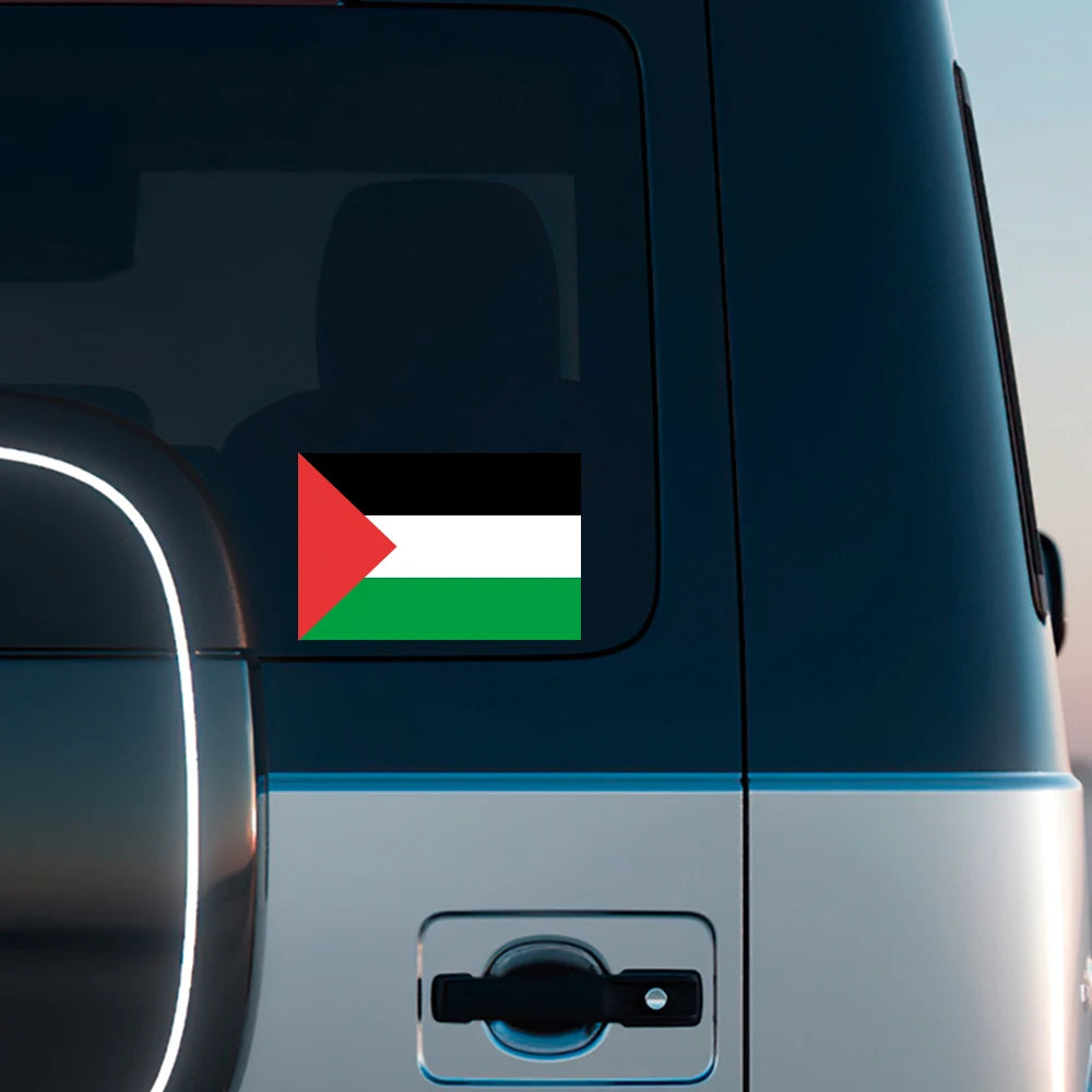 3-teiliges Palästina-Flaggen-Aufkleberset – Vinyl-Sticker für Auto, Fenster, Laptop & mehr