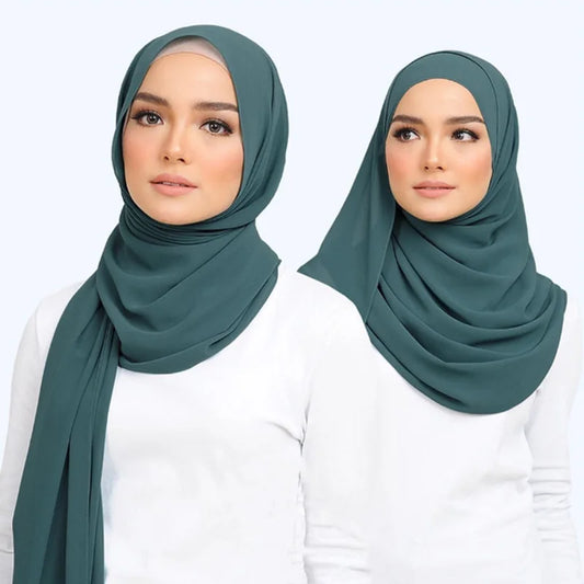 Eleganter Chiffon-Hijab – Perfekt für Ramadan & Alltag